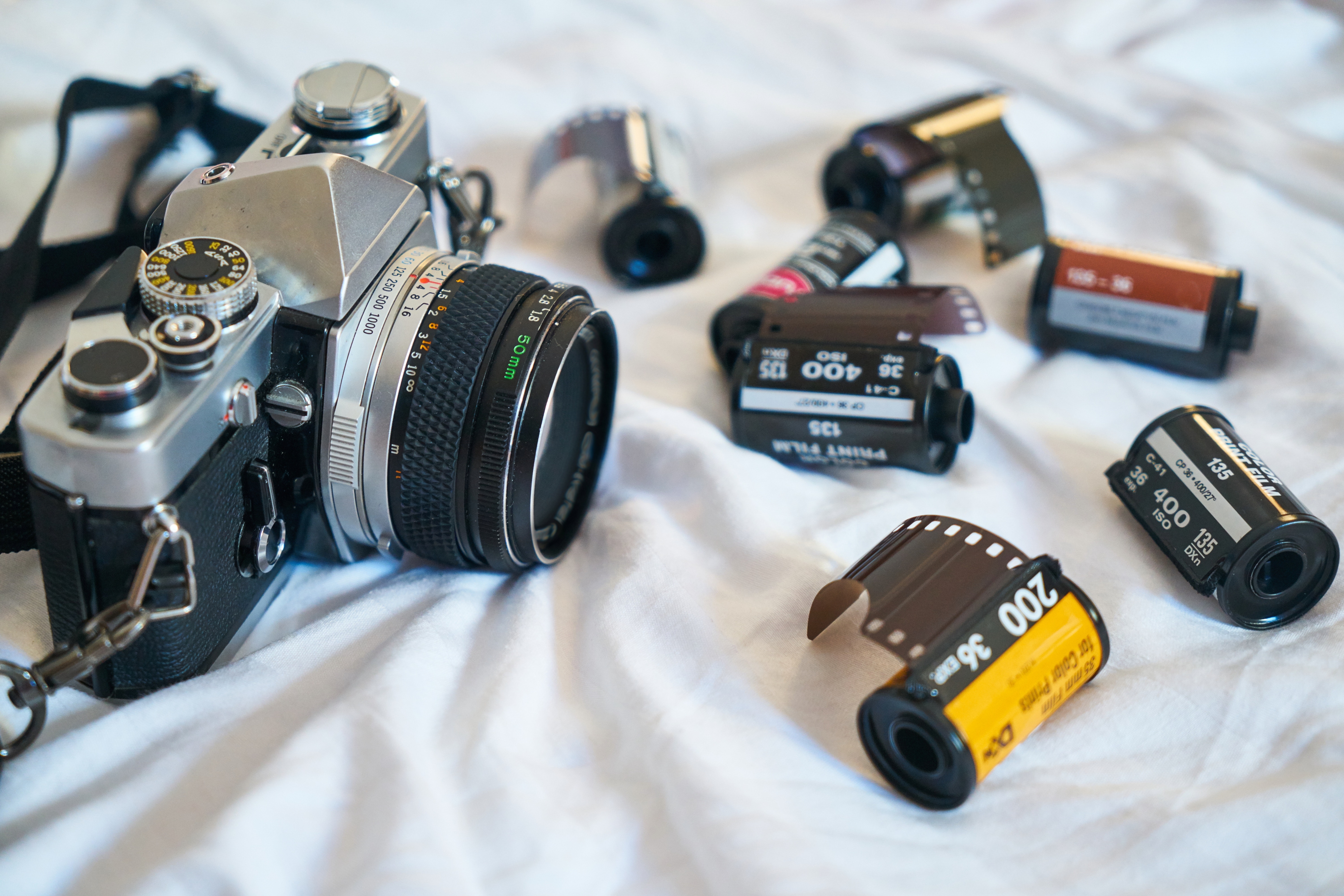Analogue SLR Camera with 35 mm films